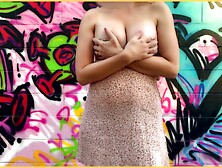 Wife Flashing Big Tits And Pussy In Public Strip Public Exhibitionist