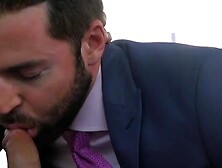 Playingmen. Com - Boss In A Suit Anal Pounds His Employee After A Deep And Sloppy Blow