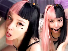 Gave Hot Emo Girl Deepthroat and Fucked Her with Gag in Her Mouth 4k