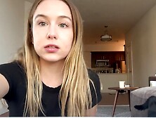 cute angel floods her apartment with her squirt