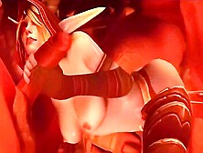 Orcs Fuck A Beautiful Elf Girl! Animated Orgy World Of Warcraft