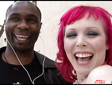 Black Man Fucks Plump Redhead Lady