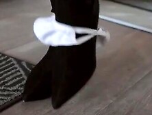 Charlie Dean is Relaxing when Ohana Skinny comes strutting into wearing an outfit designed to make every man look.  How