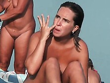 My beach voyeur video with the company of hot nudists