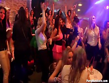 Party Girls Get Crazy With Strippers At A Club