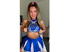 College Cheerleader Cutie