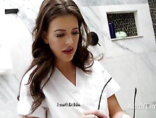 Step Son Tricks Blind Masseuse Stepmom Into Giving Him A RAUNCHY MASSAGE