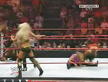 Raw 6-22-2009 Mickie & The Bellas Vs Beth Maryse