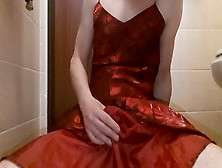 Sissy In Red Dress