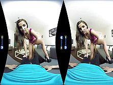 Badoinkvr. Com Hot Point Of View Shag With Stepsister Kristy Dark-Hued