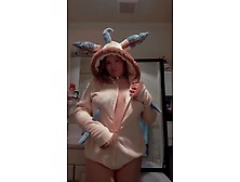 Leafeon Addition Cosplay And Cock Play❣️