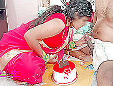 Sasur Ji Ne Bahu Ko Anniversary Par Choda,  Stepfather-In-Law Fucked Stepdaughter-In-Law After Cutting Cake On Wedding Anniversar