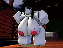 Fucking a Roblox PAWG in a Party! Multiple Creampies!