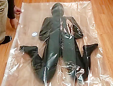 Girls Experience Syncope In Vacuum Bag (Vertical Version)