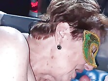 ONLYPERVS - AMATEUR GRANNY: 80 YEARS OLD REDHEAD FOOT FETISH AND BLOWJOB OUTDOOR (POV SHORT)