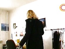 Beautiful blonde woman from Germany loves riding her dude