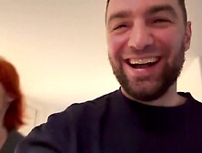 Tall Slender Redhead Goes Booty to Throat Balls Unfathomable After Sex Shop Adventure