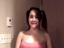 Little Step Sister Gets Step Brother To Watch Porn With Her And Mounts Him - Itty Bitty Twat 1st VID