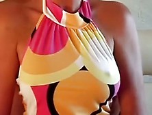 This Sexy Brown Skin Babe Knows That Her Bra Buddies Are Incredible