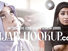 Stepdaughter Swap - Curvy Blonde Teen Spreads Her Long Legs