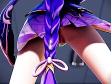 mmd r18 Raiden Shogun's female pig bathroom dance 3d cartoon sexsual and charming