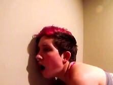 bathroom quicky with booty bling