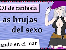 Tu ama te rescata y te folla para salvarte.  JOI roleplay con una bruja.