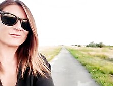 Fit Gal Masturbates Outdoors On A Bike Path In Canada.  Very Risky