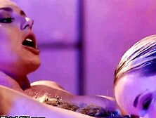 Blondie Bonfire 2 Busty Blondes Ignite the Party with Steamy Threesome Joy