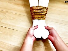 (SX)Tied up foot worship