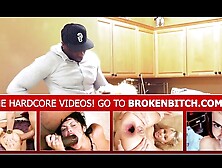 Interracial cuckold scene with insanely horny slut