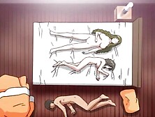 This steamy adult cartoon shows some naughty girls having sex