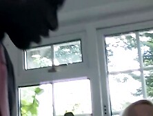 Old pussy and facial penetration by a black hairdresser