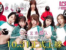 Chinese Squid game adult version Ep1 - The BIGGEST ORIENTAL Orgy EVER