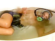 Scuba Bathtub Masturbation