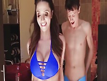 Mylf - Smoking Hot Mature Brunette Filled Up By Pool Boy