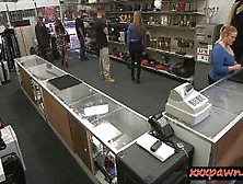 Geeky Student Blowjob And Banged Good In The Pawnshop