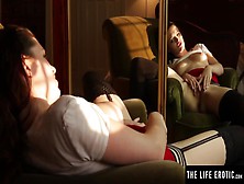 Radiant treasure's mirror masturbation clip