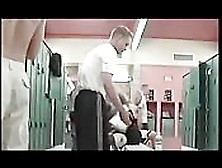 Hidden Camera In Sexy Gym Bathroom