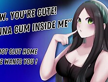 "Wow.  You're Hot! Wanna Spunk Inside Me" The Sweet Bitch Home Alone Wants You! [Hungry For Cock]