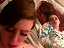 I let my Lesbian GF try a Dick for the first Time!! Watch us both get Fucked in our first Threesome!
