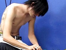 TWINKS BARE - Skinny tattooed boys in hardcore after school ass stretching (David Christopher,  Miles Long)