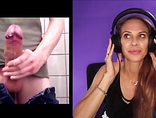 Vicky Reacts To A Compilation Of Dudes Masturbating