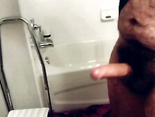 Slapping My Dick Around.  Also Blowing A Huge Load Of Cum