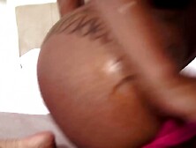 Georgius Sarah Banks sucking a lengthy curved knob previous to getting slammed so hard by this jock