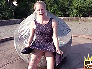 Outdoor public German amateur gets fucked by sex date