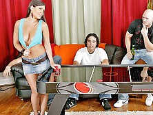 Air Hockey Hustle With Johnny Sins,  Charley Chase - Brazzers