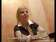 Blonde Milf Honey Blows A Dick Outdoors And Gets Rammed