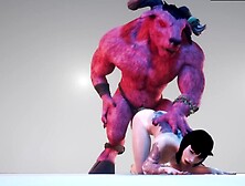 Demon Minotaur x BIG BEAUTIFUL WOMAN