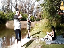 Behind The Scenes Filming On The River With Cinday01